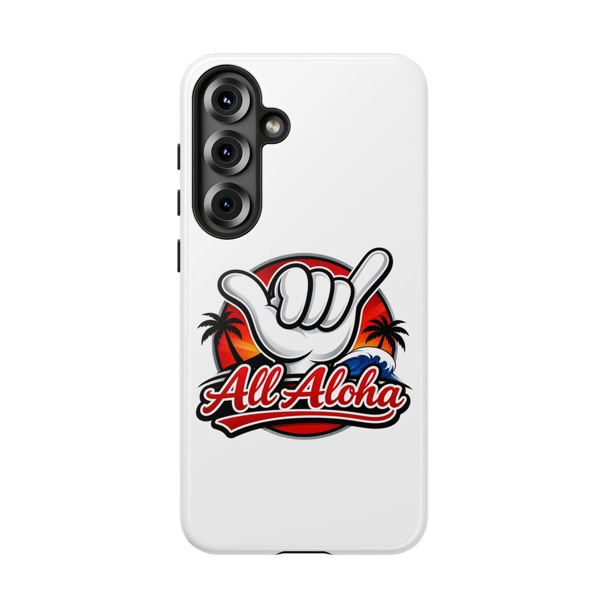 All Aloha Shaka Phone Case — Tropical Surf Protective Cover
