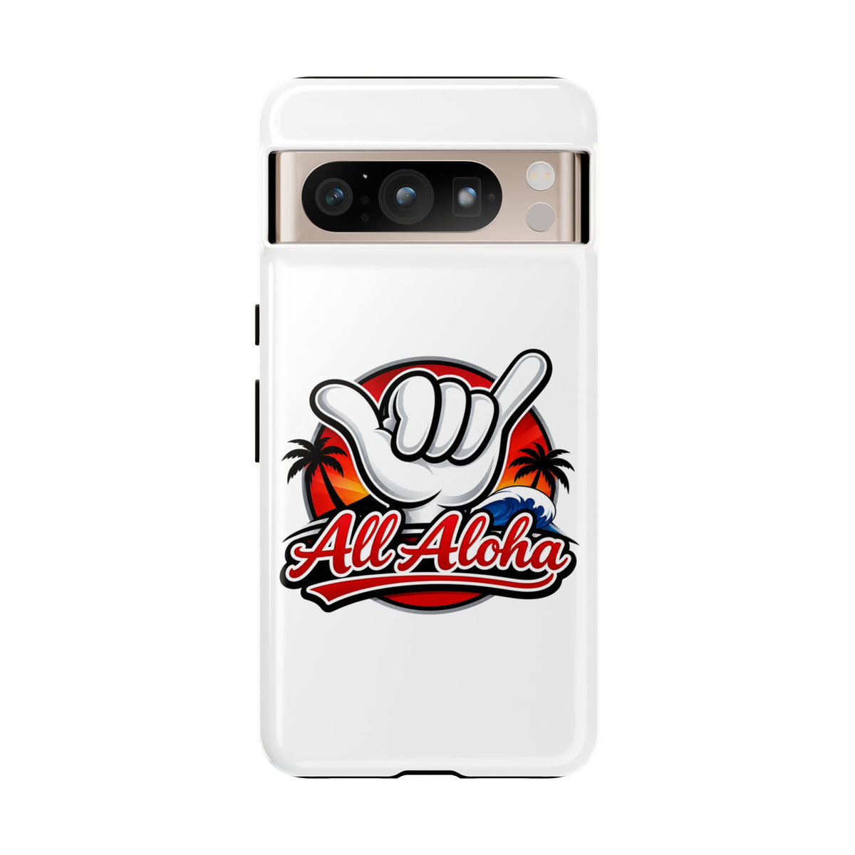 All Aloha Shaka Phone Case — Tropical Surf Protective Cover