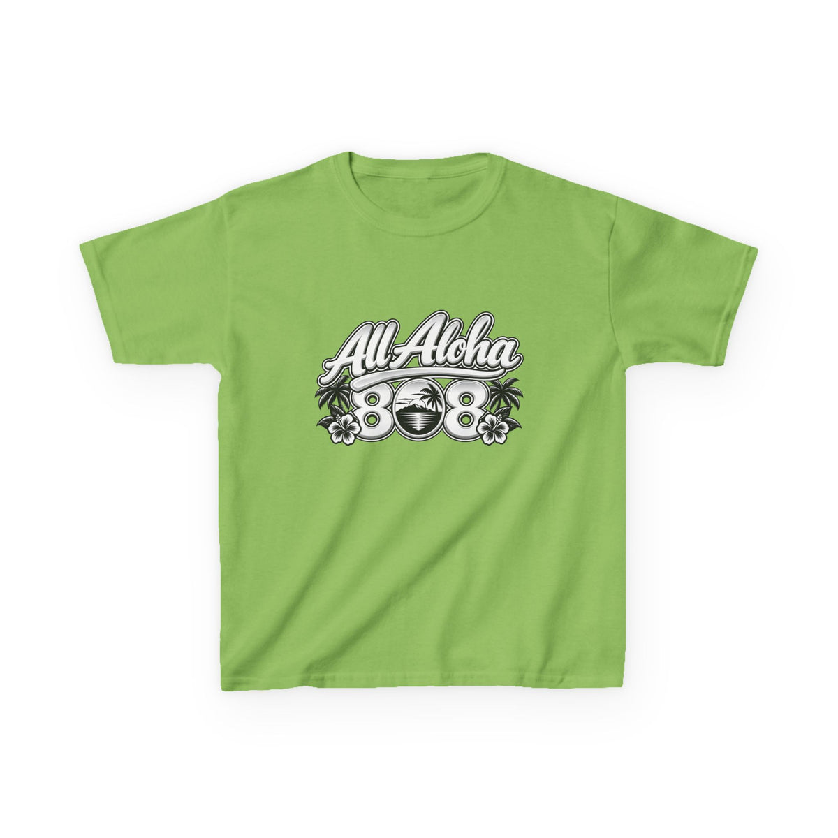 All Aloha Kids T‑Shirt — Hawaiian Surf Beach Graphic Tee