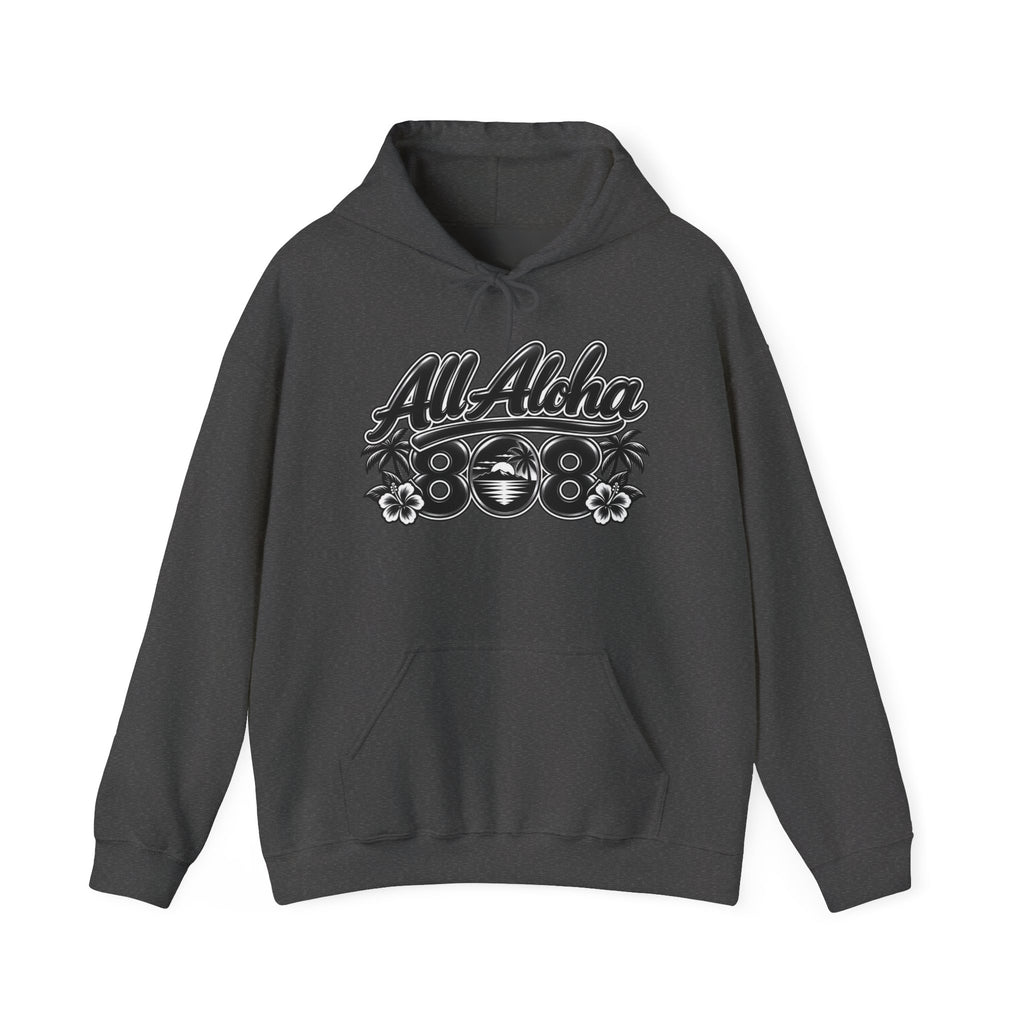 Aloha Hoodie — 'All Aloha' Tropical Surf Pullover