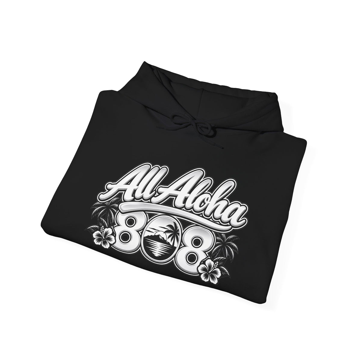 808 All Aloha Hoodie — Hawaiian 808 Pride Pullover