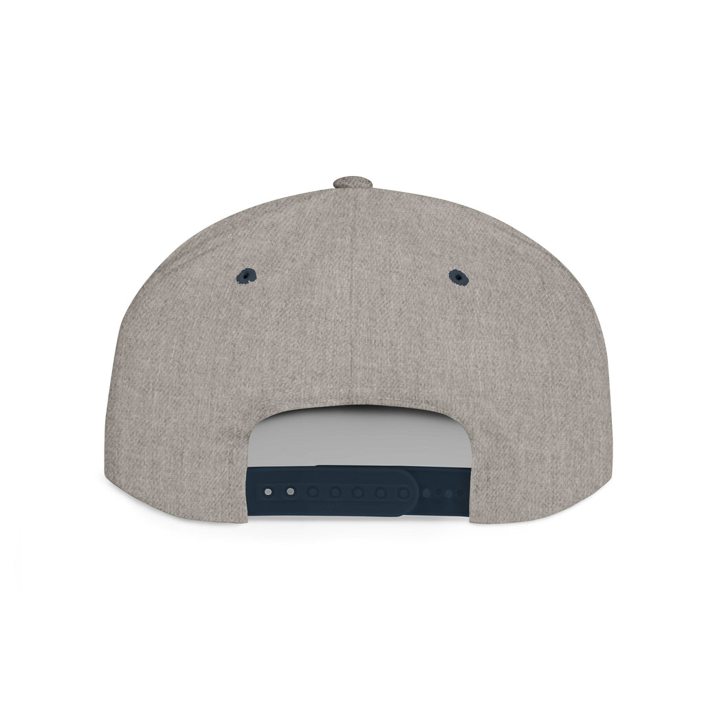 Camo Flat Bill Snapback Hat — 'All Aloha' Embroidered Trucker Cap