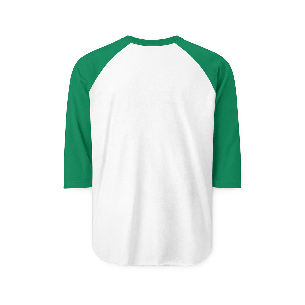 Aloha Script Raglan Shirt — Black & White 3/4 Sleeve