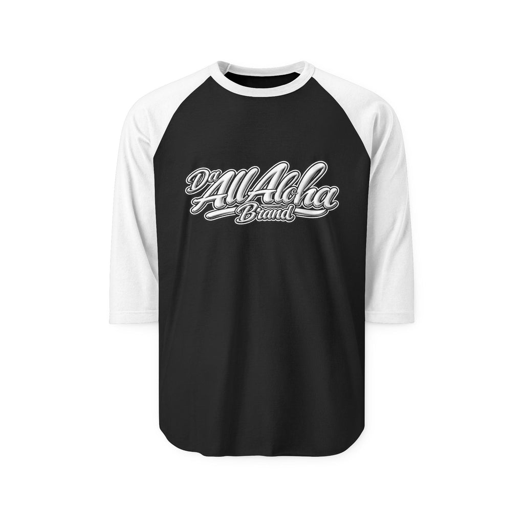 All Aloha Raglan Shirt — Vintage Script Baseball Tee