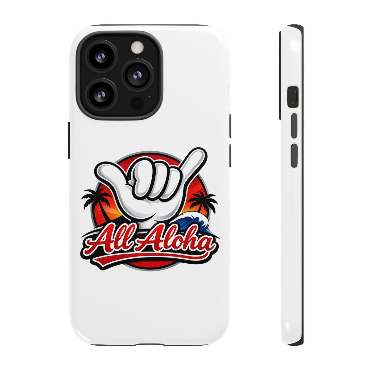 All Aloha Shaka Phone Case — Tropical Surf Protective Cover