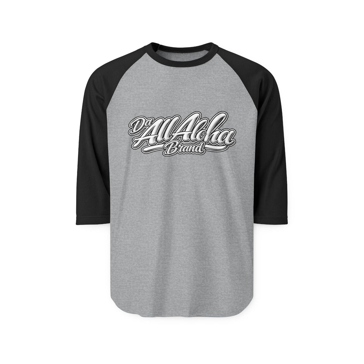 All Aloha Raglan Shirt — Vintage Script Baseball Tee