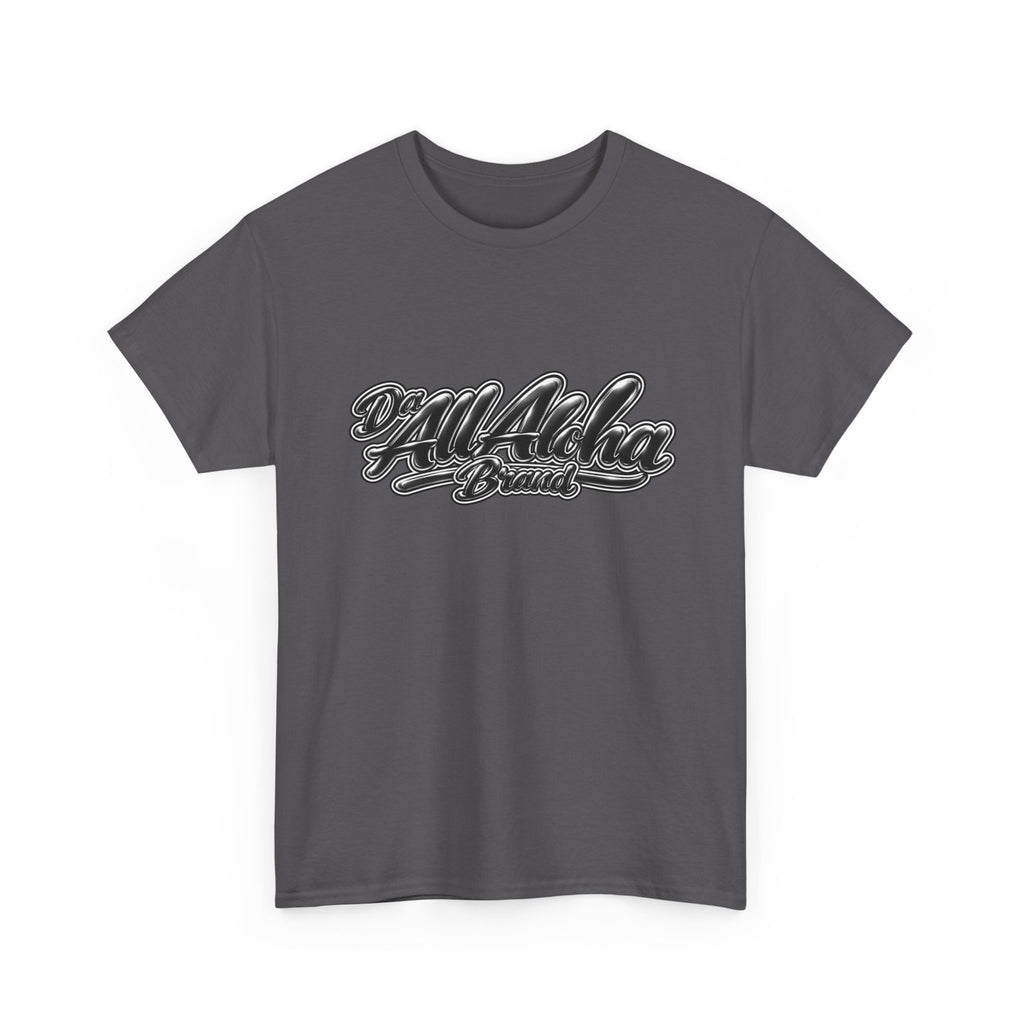 Aloha Brand Script T-Shirt — Retro Hawaiian Surf Graphic Tee
