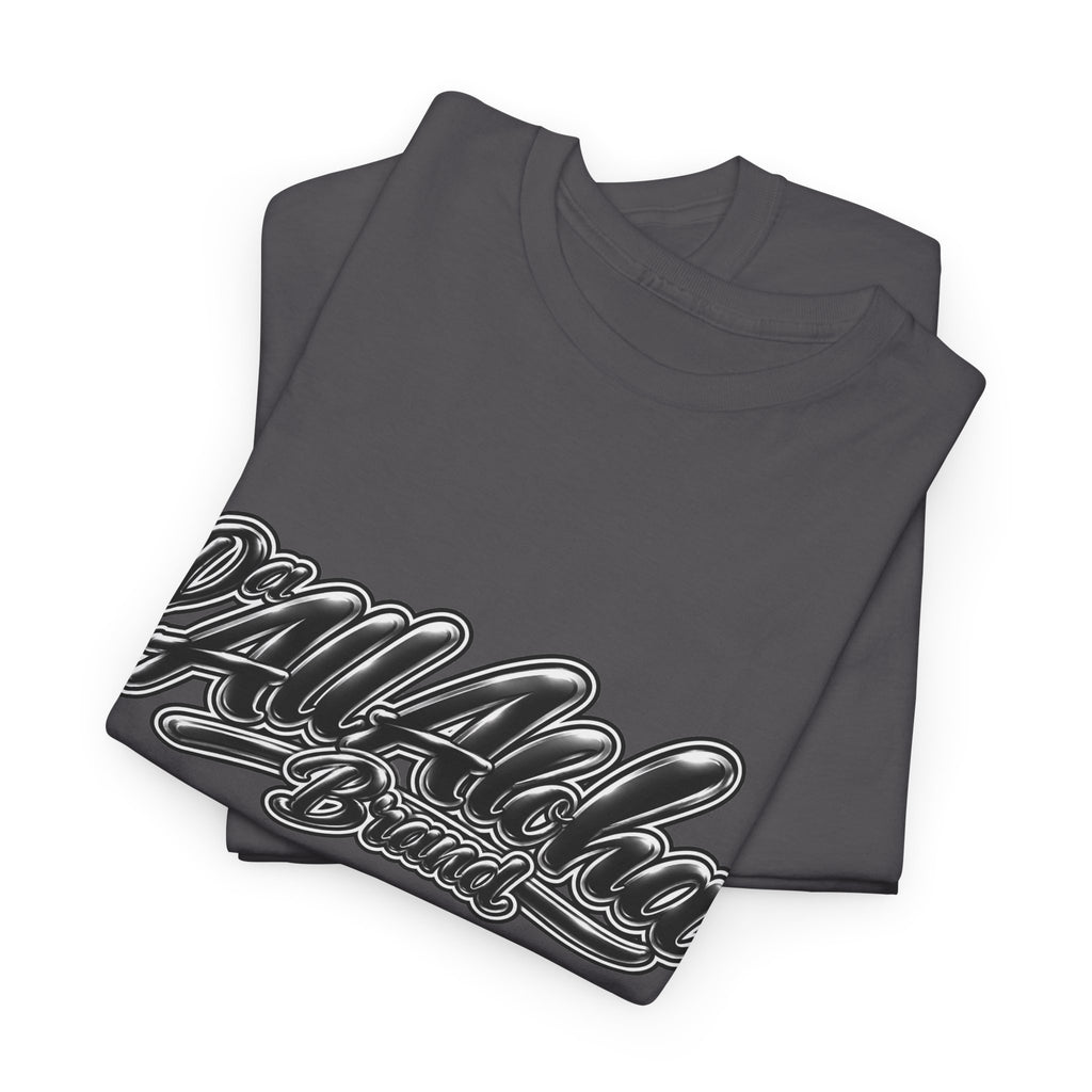 Aloha Brand Script T-Shirt — Retro Hawaiian Surf Graphic Tee