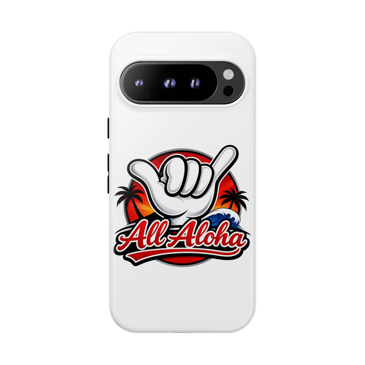 All Aloha Shaka Phone Case — Tropical Surf Protective Cover
