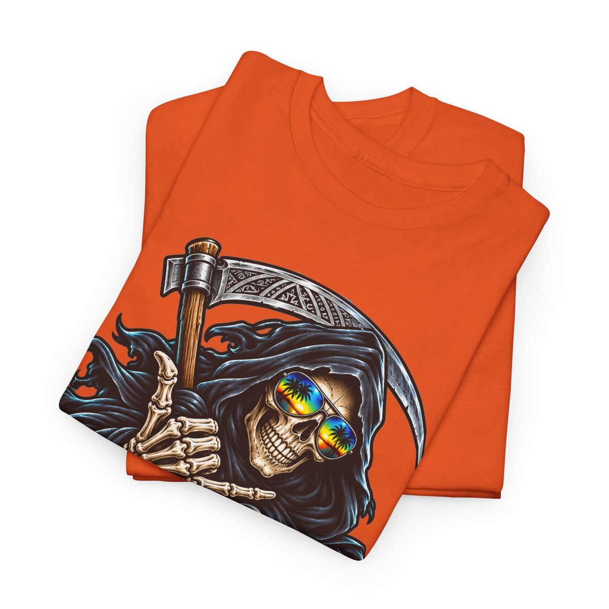 Aloha Is So Killah! Grim Reaper Hawaiian Tee — Skull Surf Scary Graphic T-Shirt