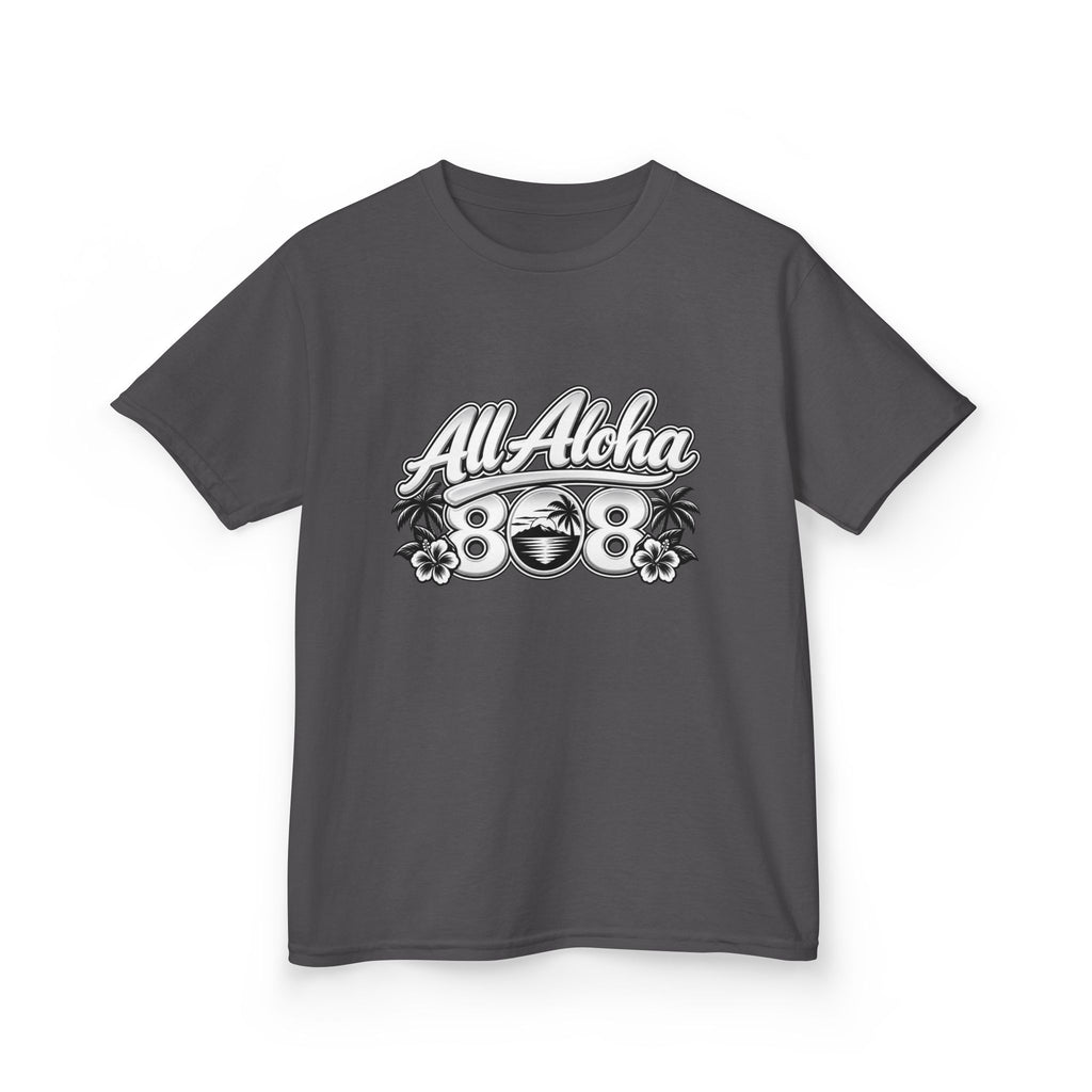 All Aloha Kids T‑Shirt — Hawaiian Surf Beach Graphic Tee