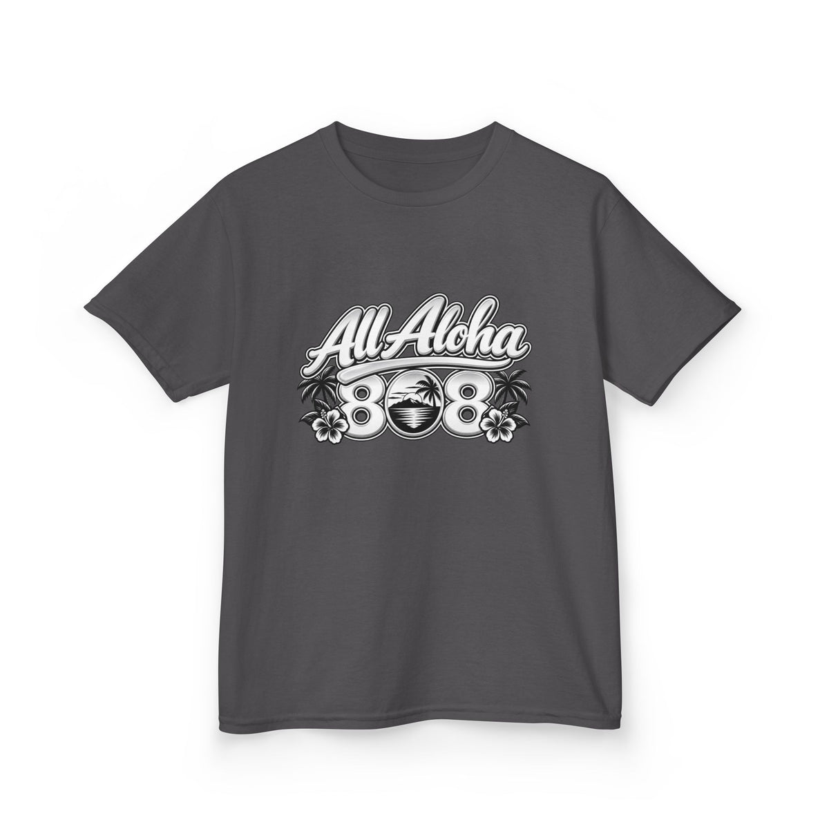 All Aloha Kids T‑Shirt — Hawaiian Surf Beach Graphic Tee