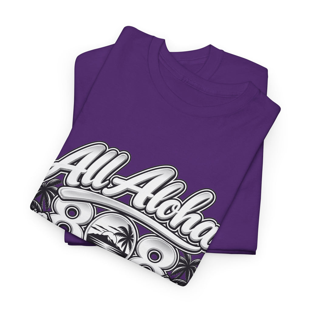 All Aloha 808 T-Shirt — Hawaiian Vintage Surf Tee