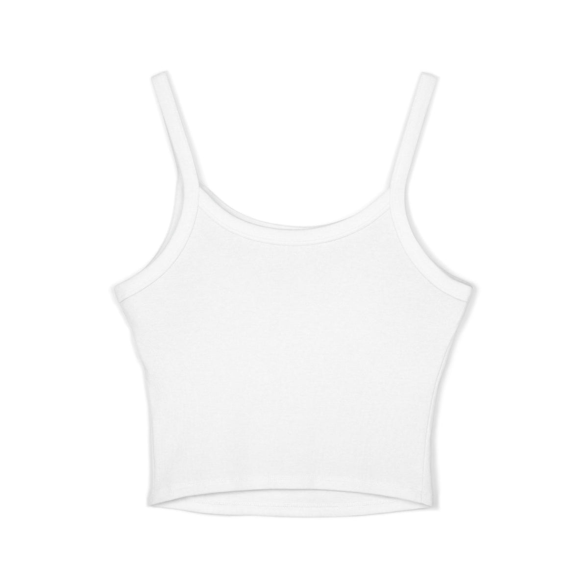 All Aloha Tank Top — Women's Spaghetti Strap Cropped Tank, Hawaiian Vintage Script