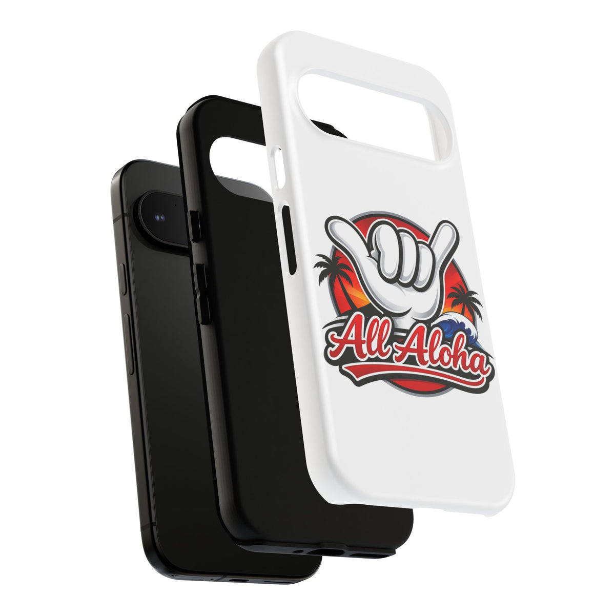 All Aloha Shaka Phone Case — Tropical Surf Protective Cover