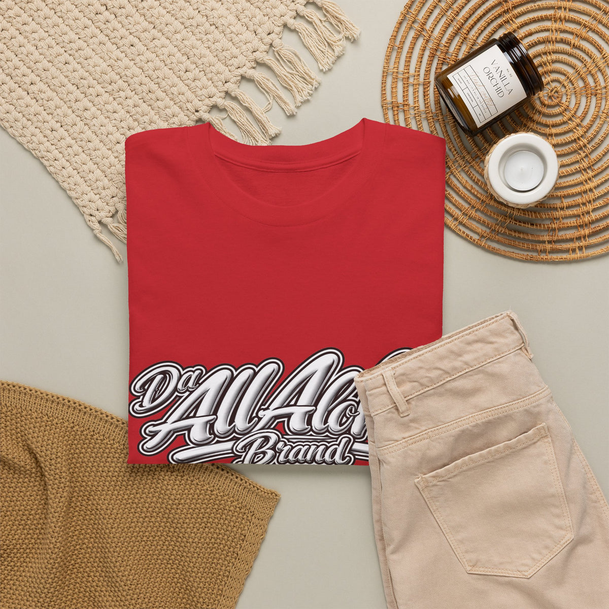 All Aloha Brand T-Shirt — Retro Script Graphic Tee