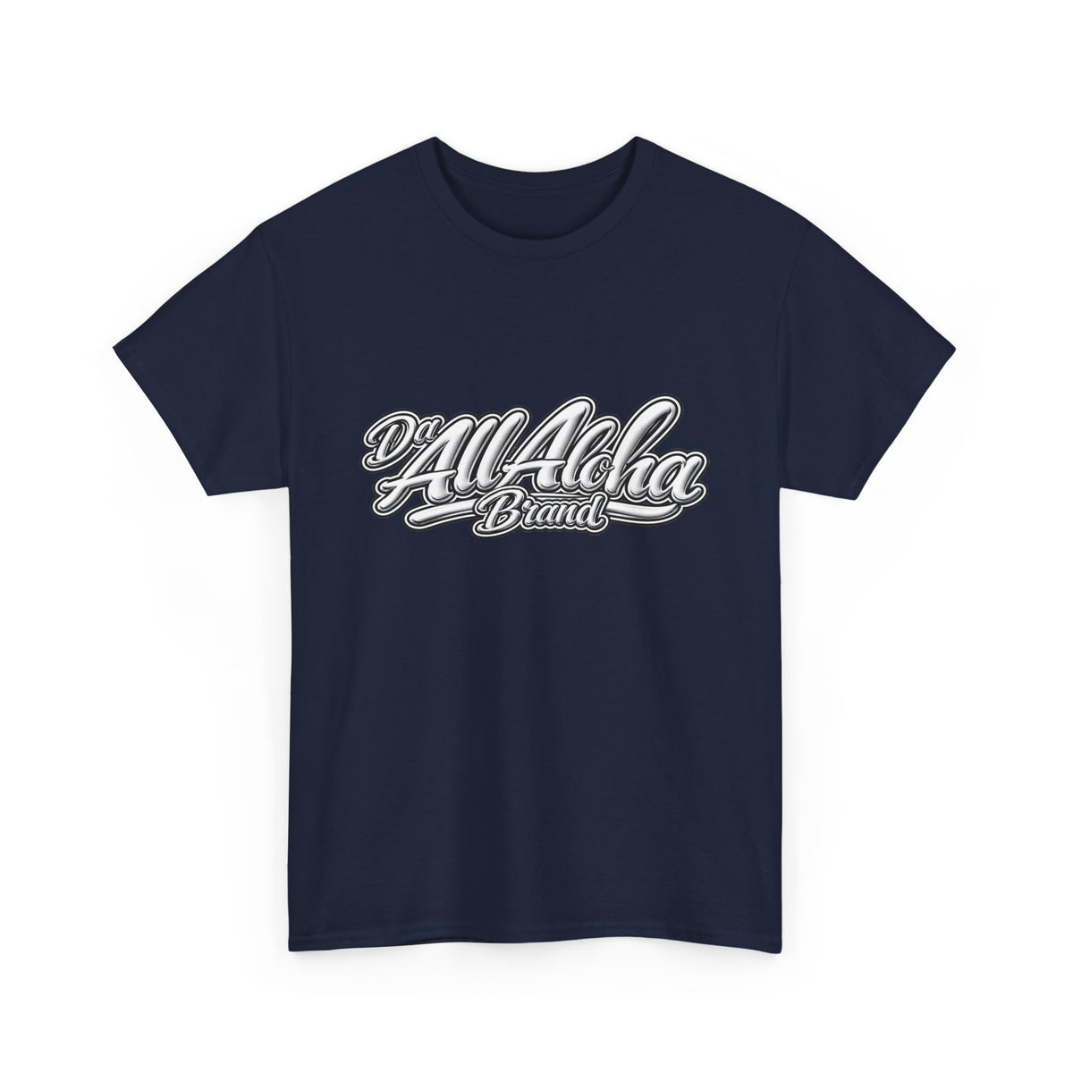 All Aloha Brand T-Shirt — Retro Script Graphic Tee