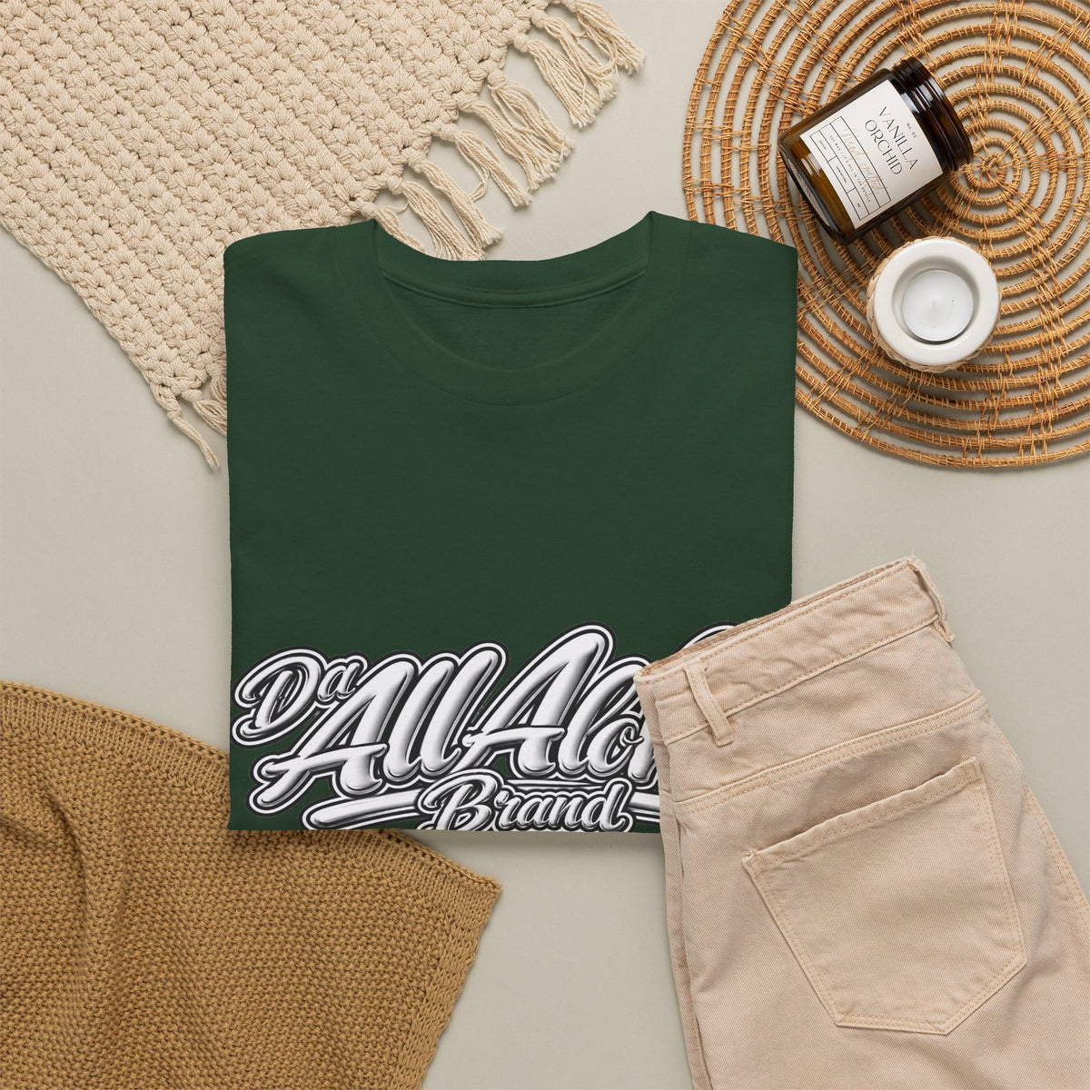 All Aloha Brand T-Shirt — Retro Script Graphic Tee