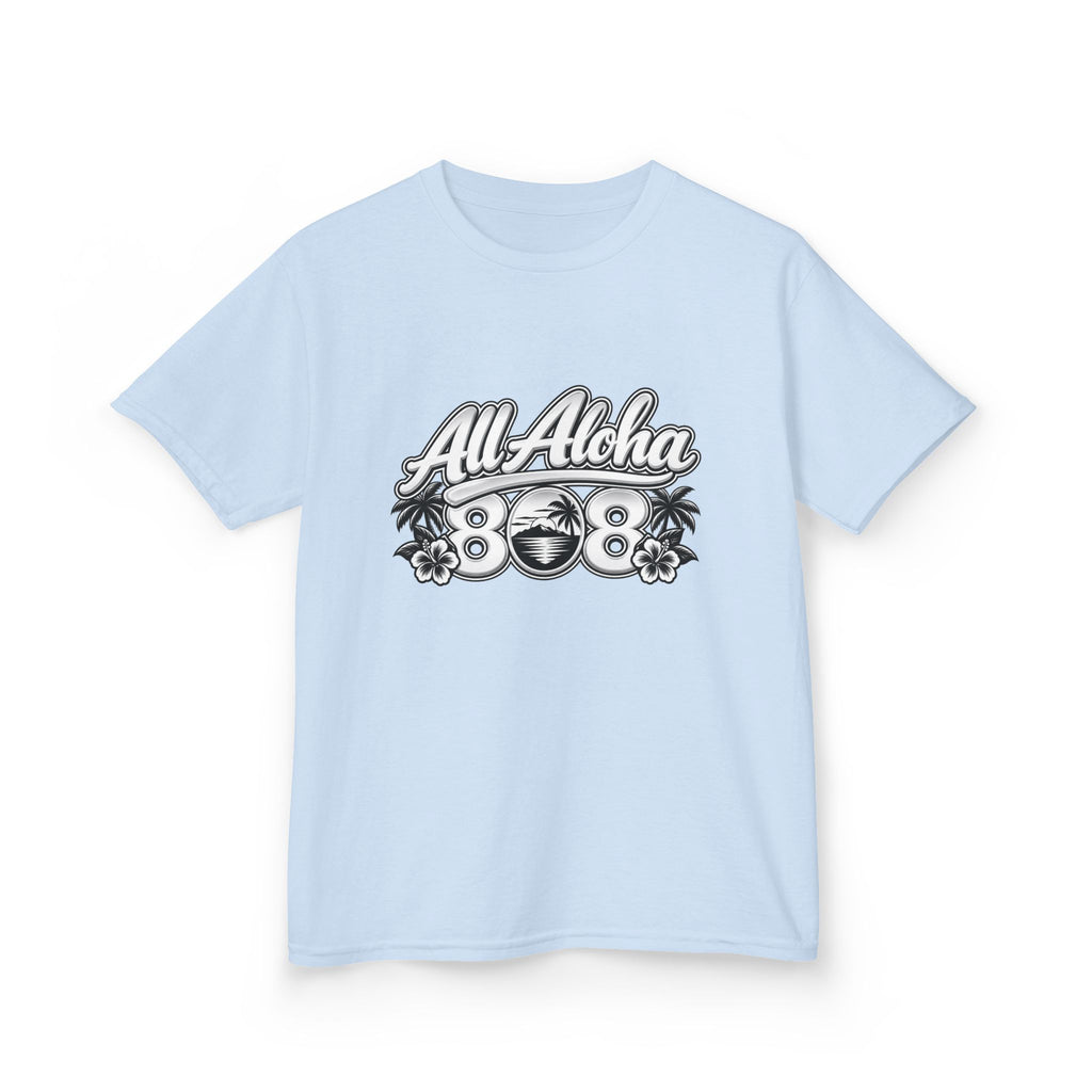 All Aloha Kids T‑Shirt — Hawaiian Surf Beach Graphic Tee