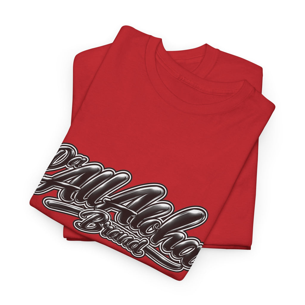 Aloha Brand Script T-Shirt — Retro Hawaiian Surf Graphic Tee