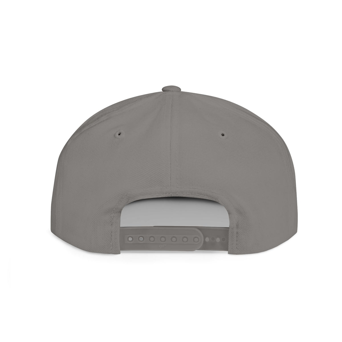 Aloha Script Flat Bill Snapback Hat — White Casual Hawaiian Trucker Cap