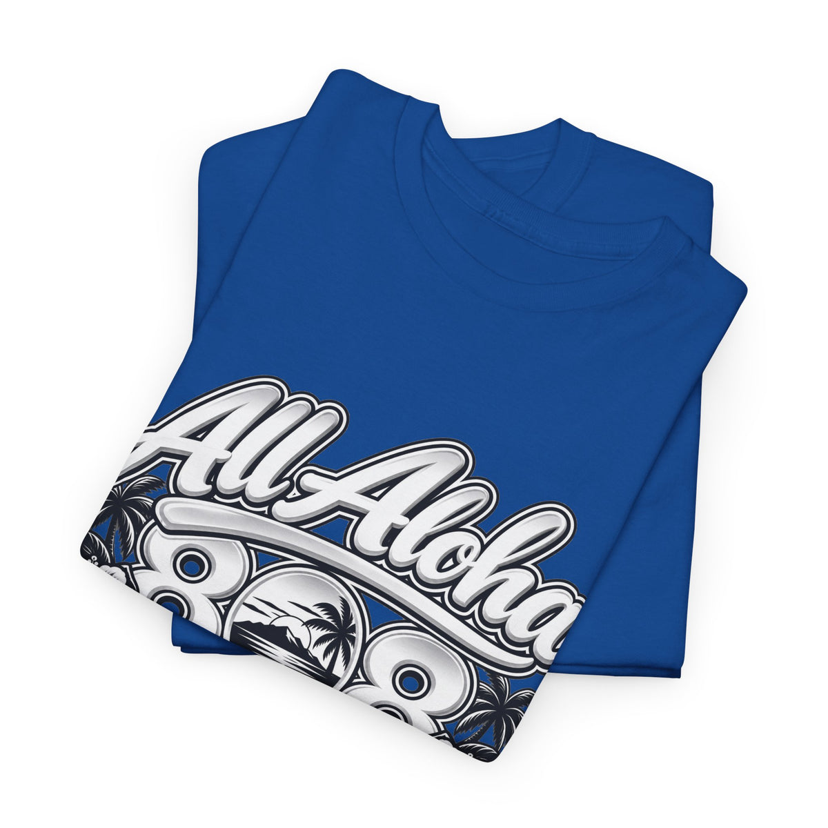 All Aloha 808 T-Shirt — Hawaiian Vintage Surf Tee