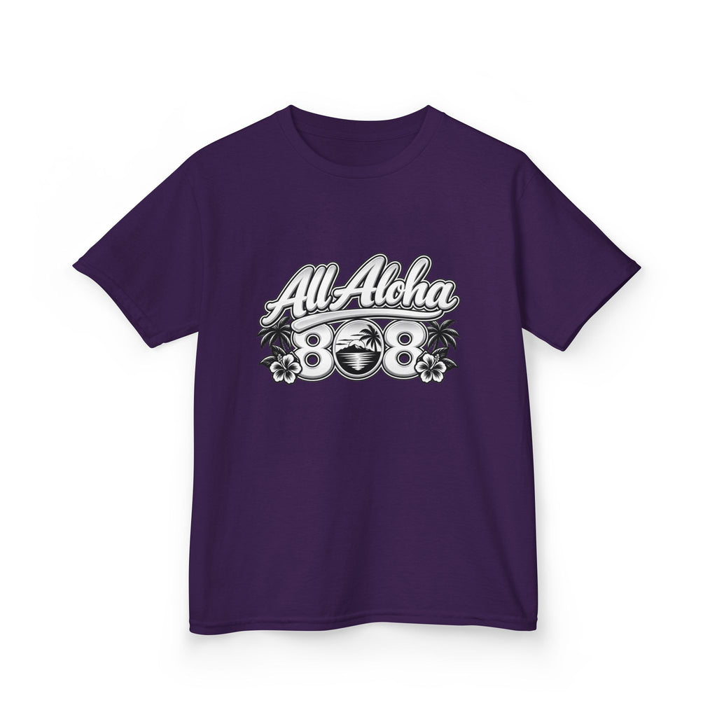 All Aloha Kids T‑Shirt — Hawaiian Surf Beach Graphic Tee