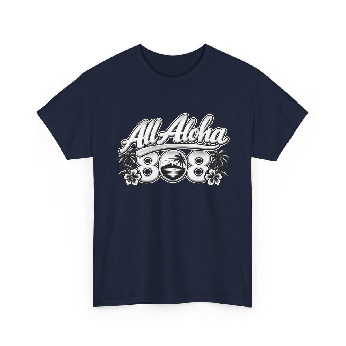 All Aloha 808 T-Shirt — Hawaiian Vintage Surf Tee