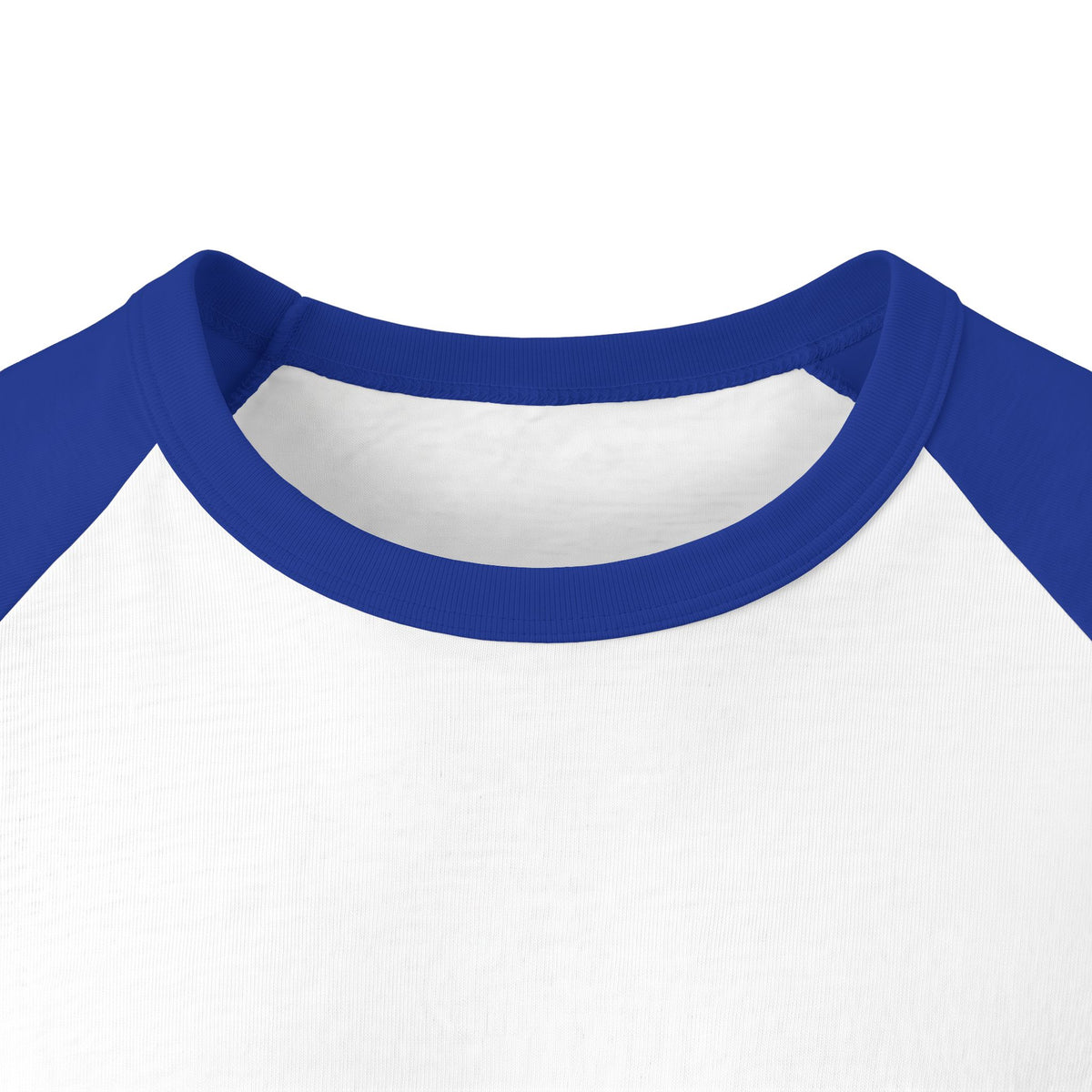 Aloha Script Raglan Shirt — Black & White 3/4 Sleeve
