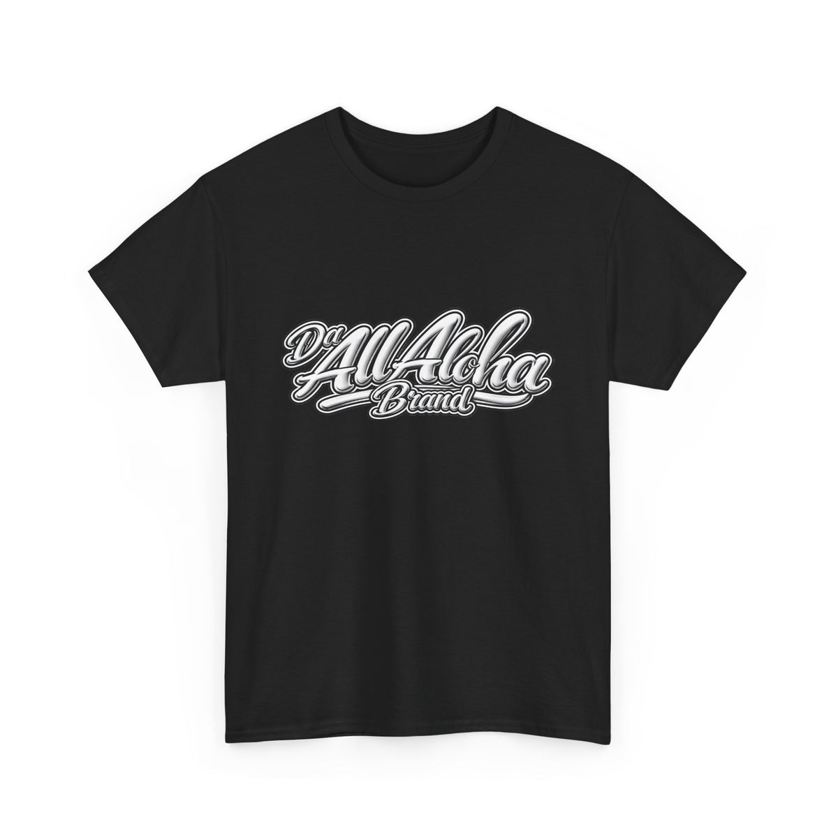 All Aloha Brand T-Shirt — Retro Script Graphic Tee