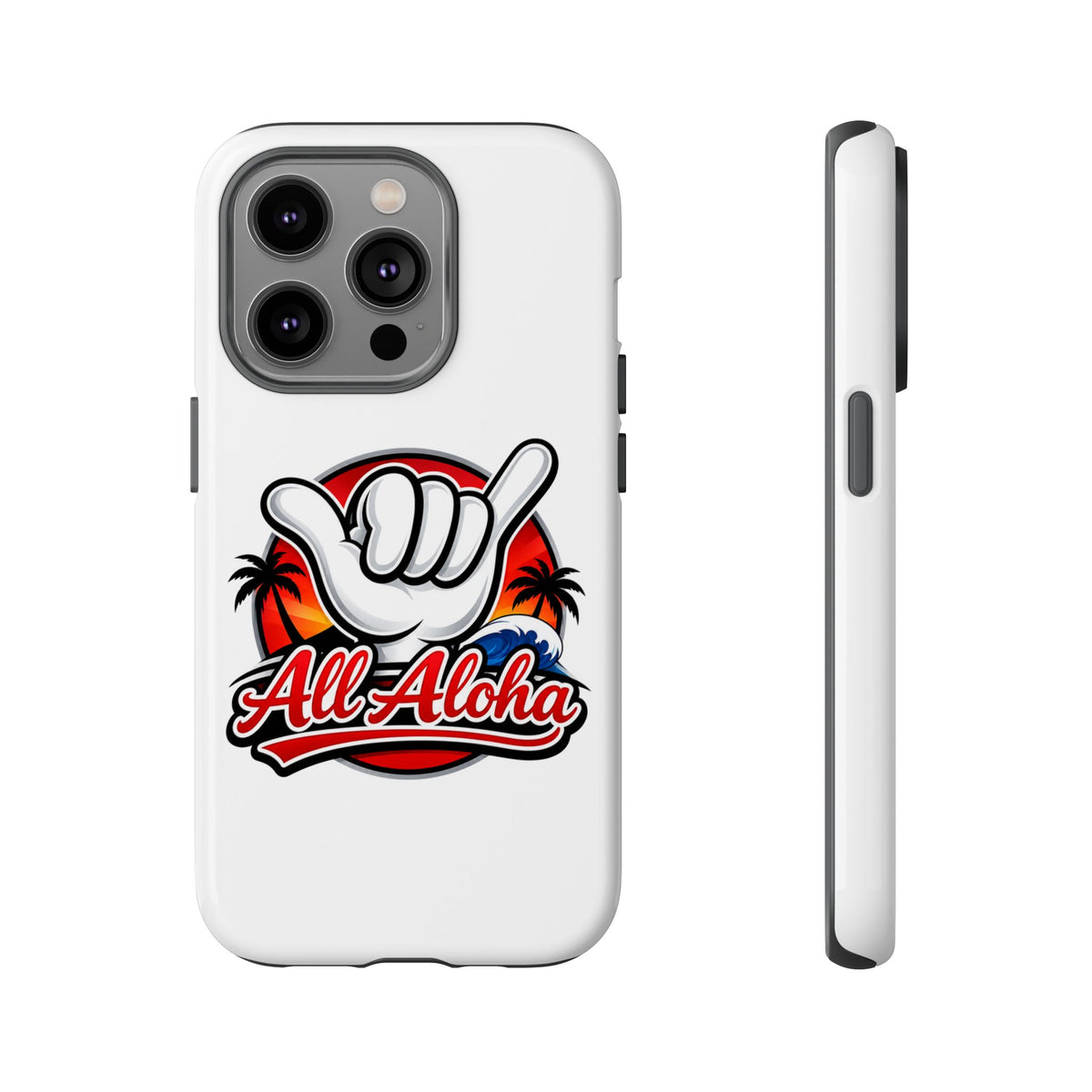 All Aloha Shaka Phone Case — Tropical Surf Protective Cover