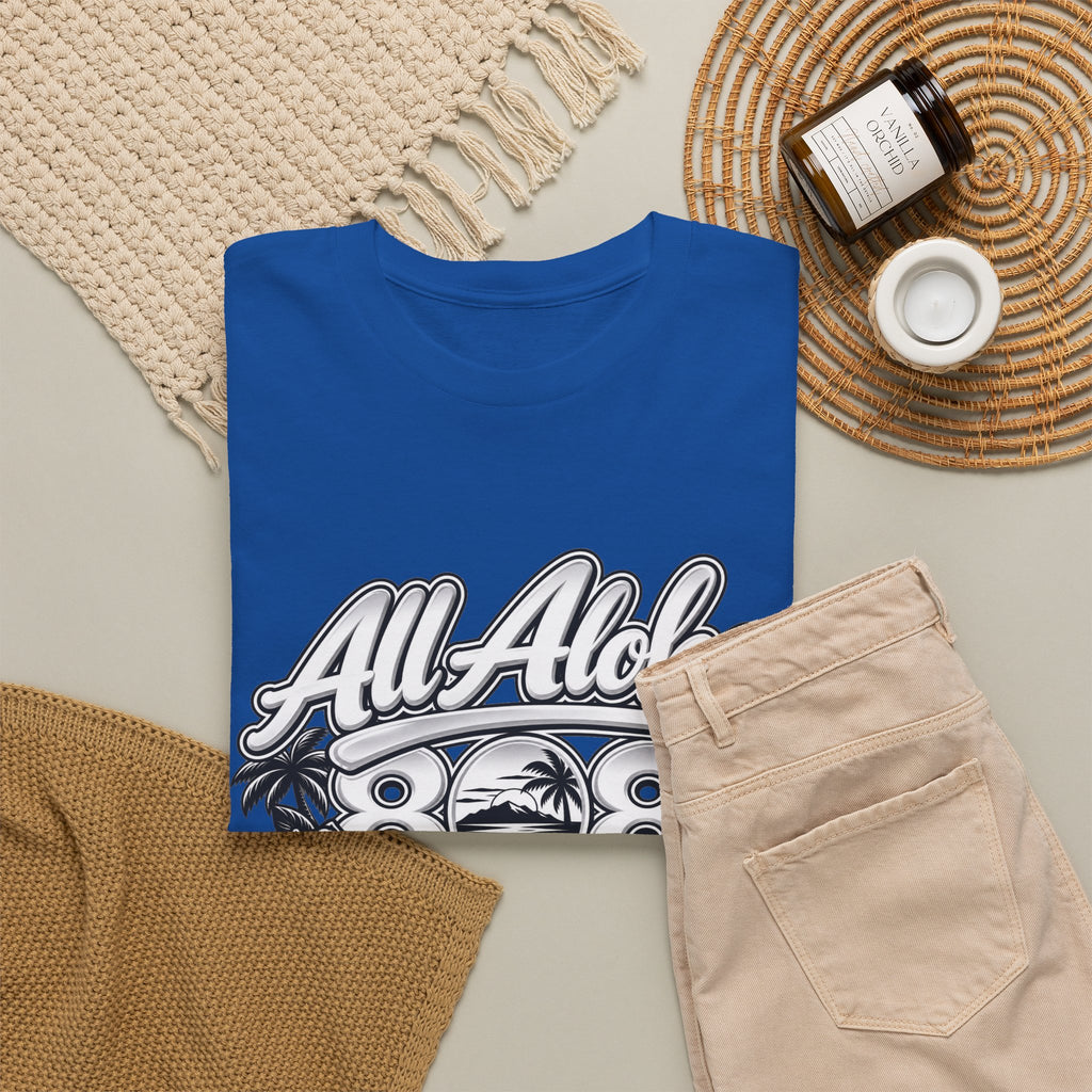 All Aloha 808 T-Shirt — Hawaiian Vintage Surf Tee