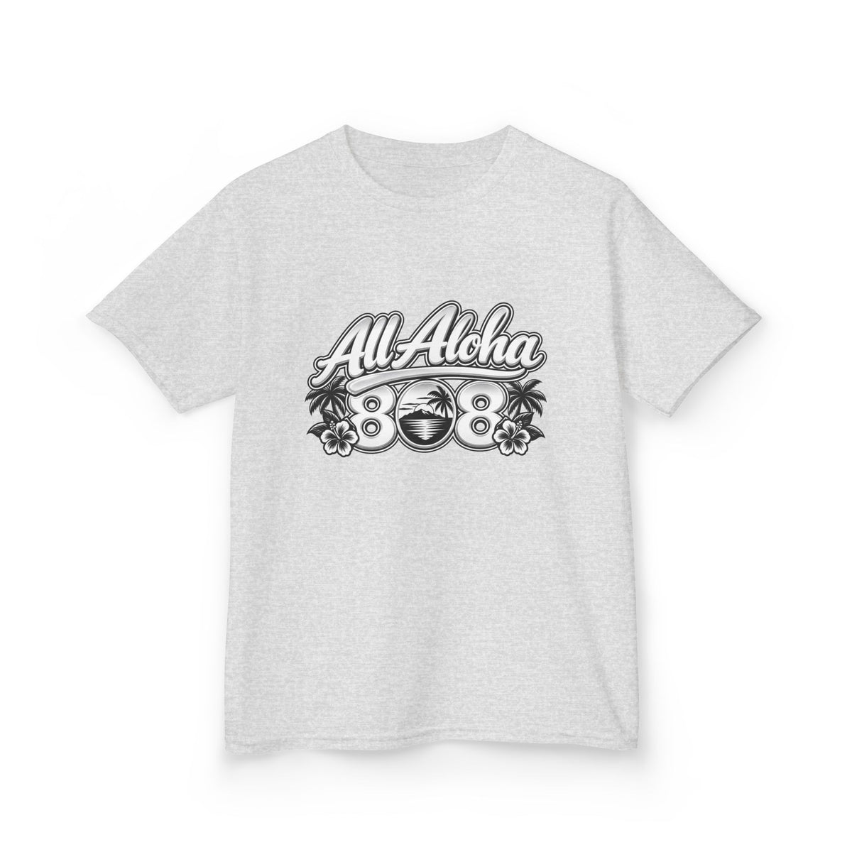 All Aloha Kids T‑Shirt — Hawaiian Surf Beach Graphic Tee