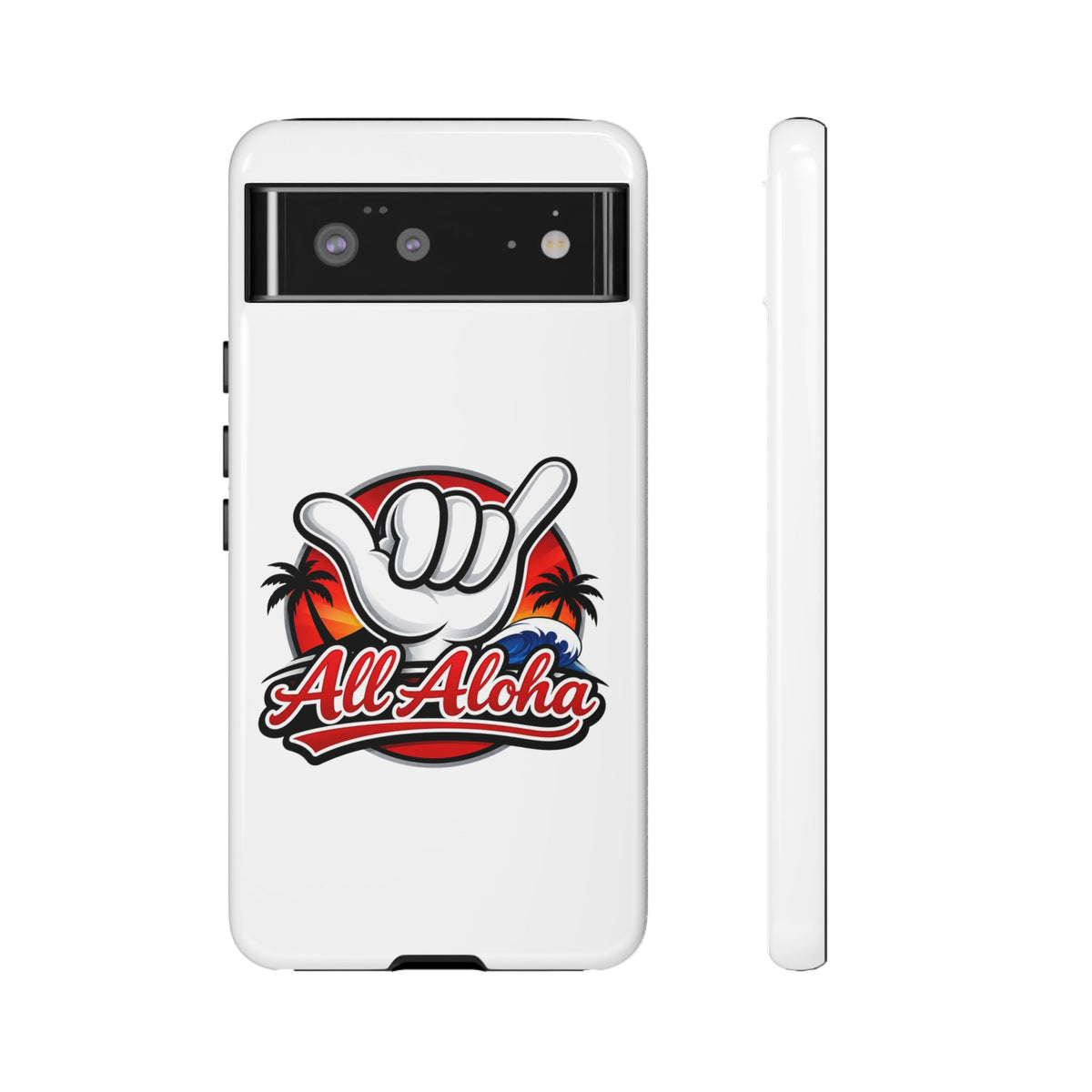 All Aloha Shaka Phone Case — Tropical Surf Protective Cover