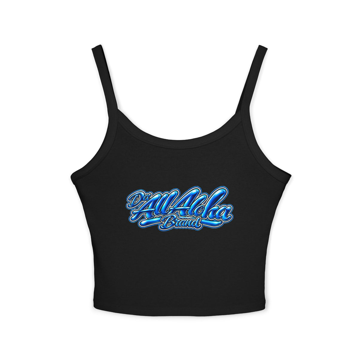 Aloha Vibes Crop Tank — Women's Spaghetti Strap Tank Top