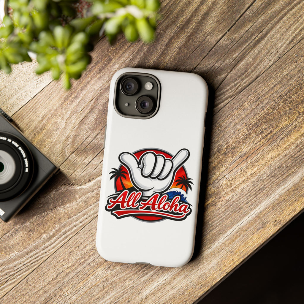 All Aloha Shaka Phone Case — Tropical Surf Protective Cover