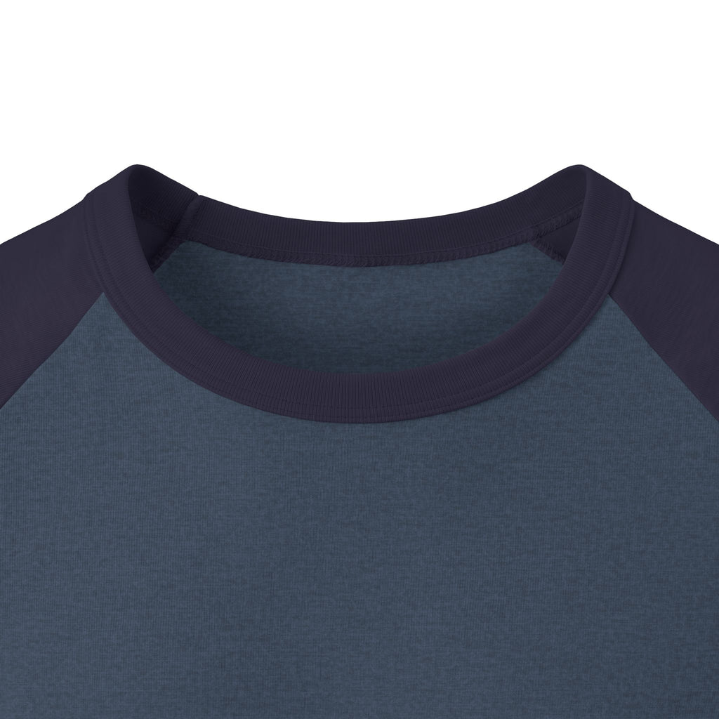 All Aloha Baseball Raglan Shirt — Island Script 3/4 Sleeve