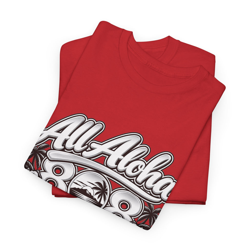 All Aloha 808 T-Shirt — Hawaiian Vintage Surf Tee