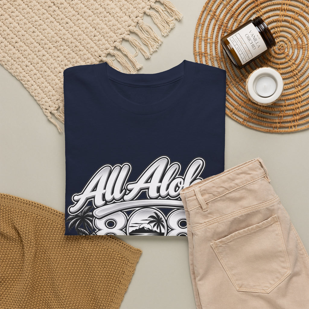 All Aloha 808 T-Shirt — Hawaiian Vintage Surf Tee
