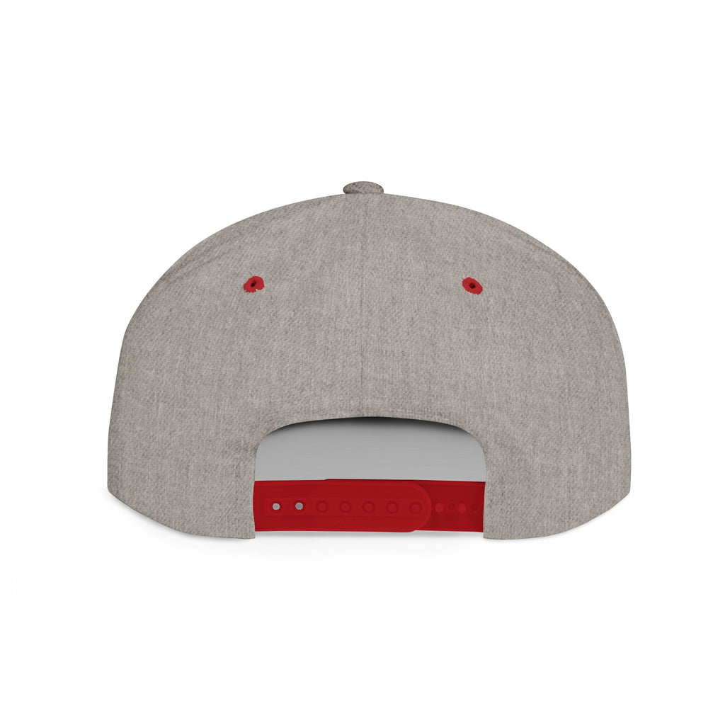 Camo Flat Bill Snapback Hat — 'All Aloha' Embroidered Trucker Cap