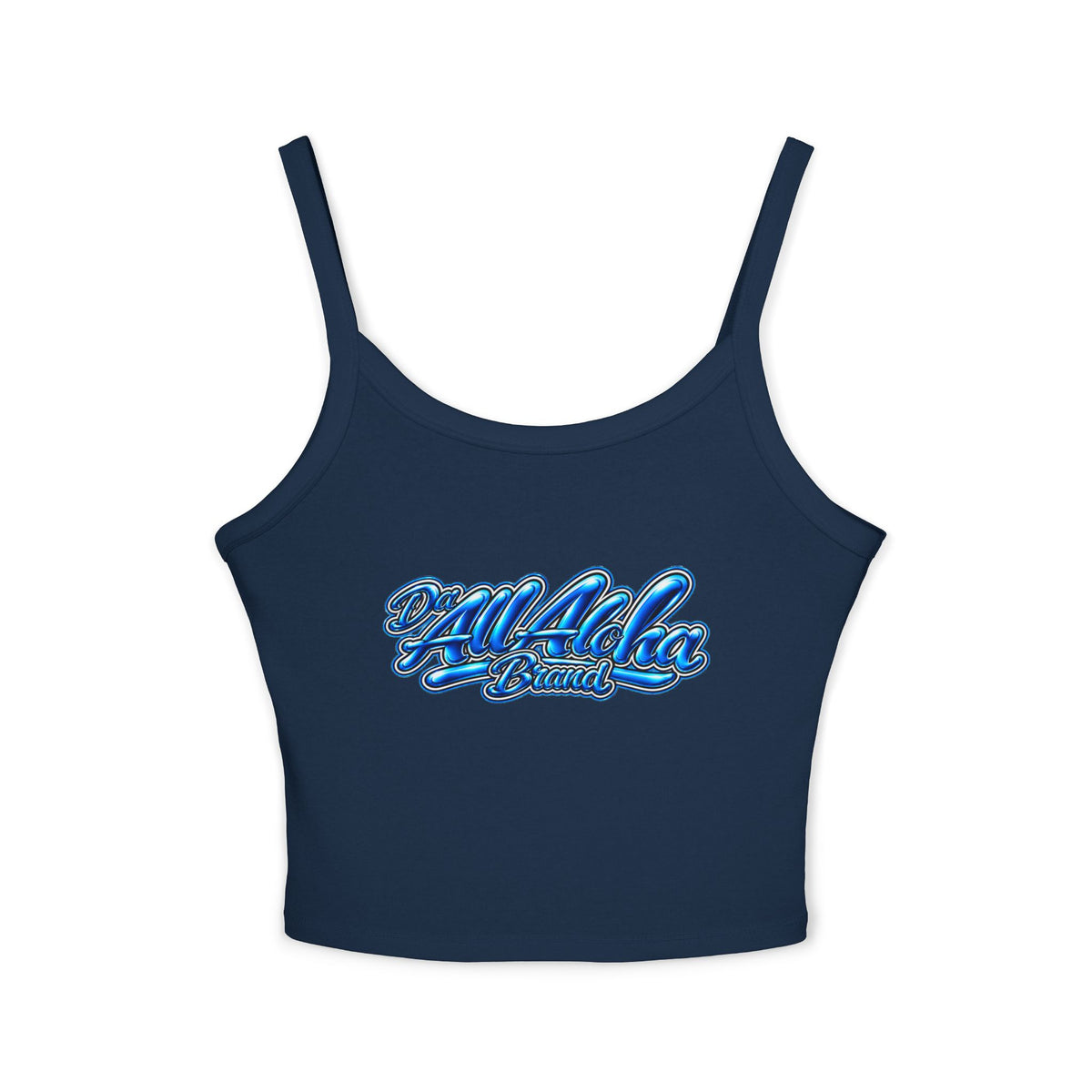 Aloha Vibes Crop Tank — Women's Spaghetti Strap Tank Top