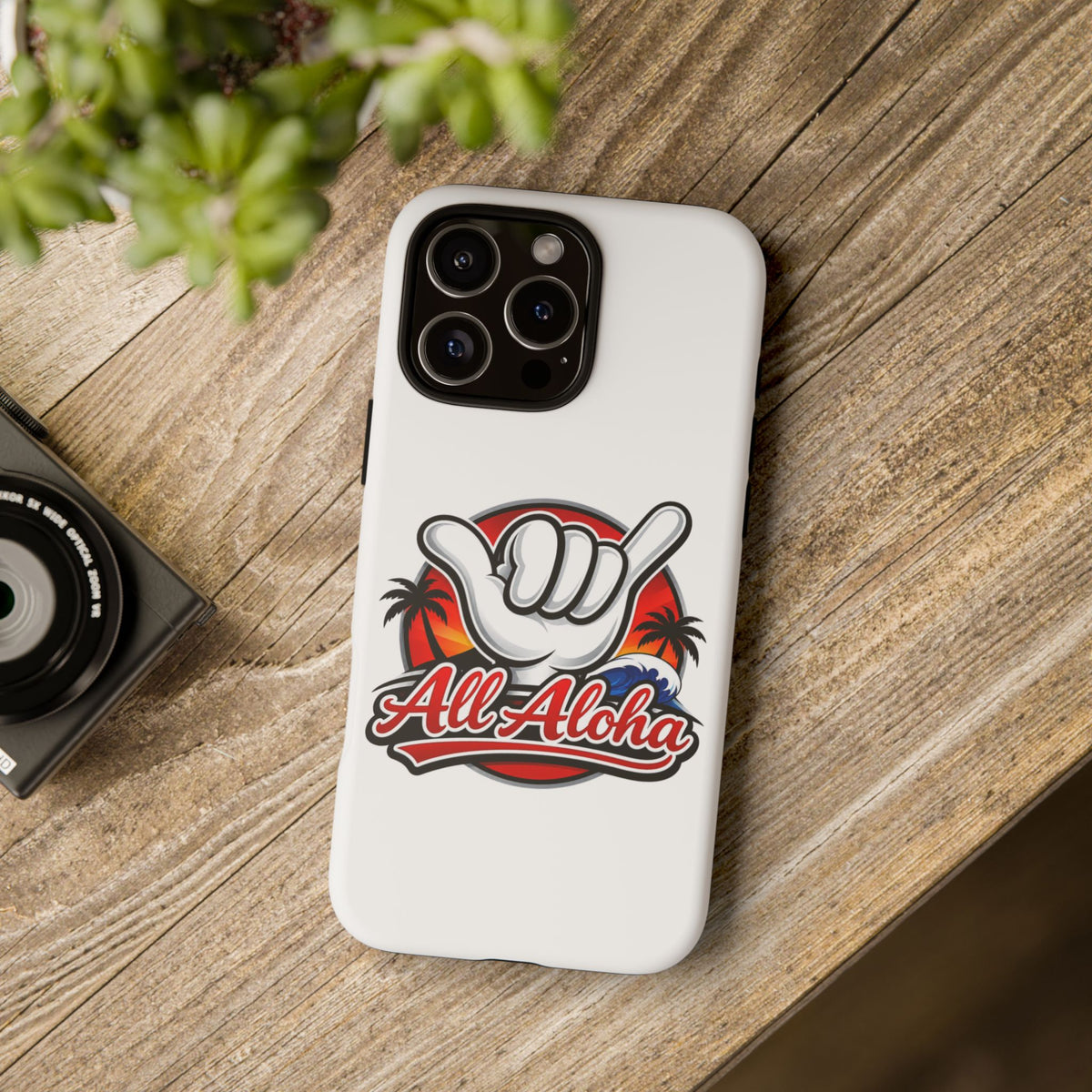 All Aloha Shaka Phone Case — Tropical Surf Protective Cover