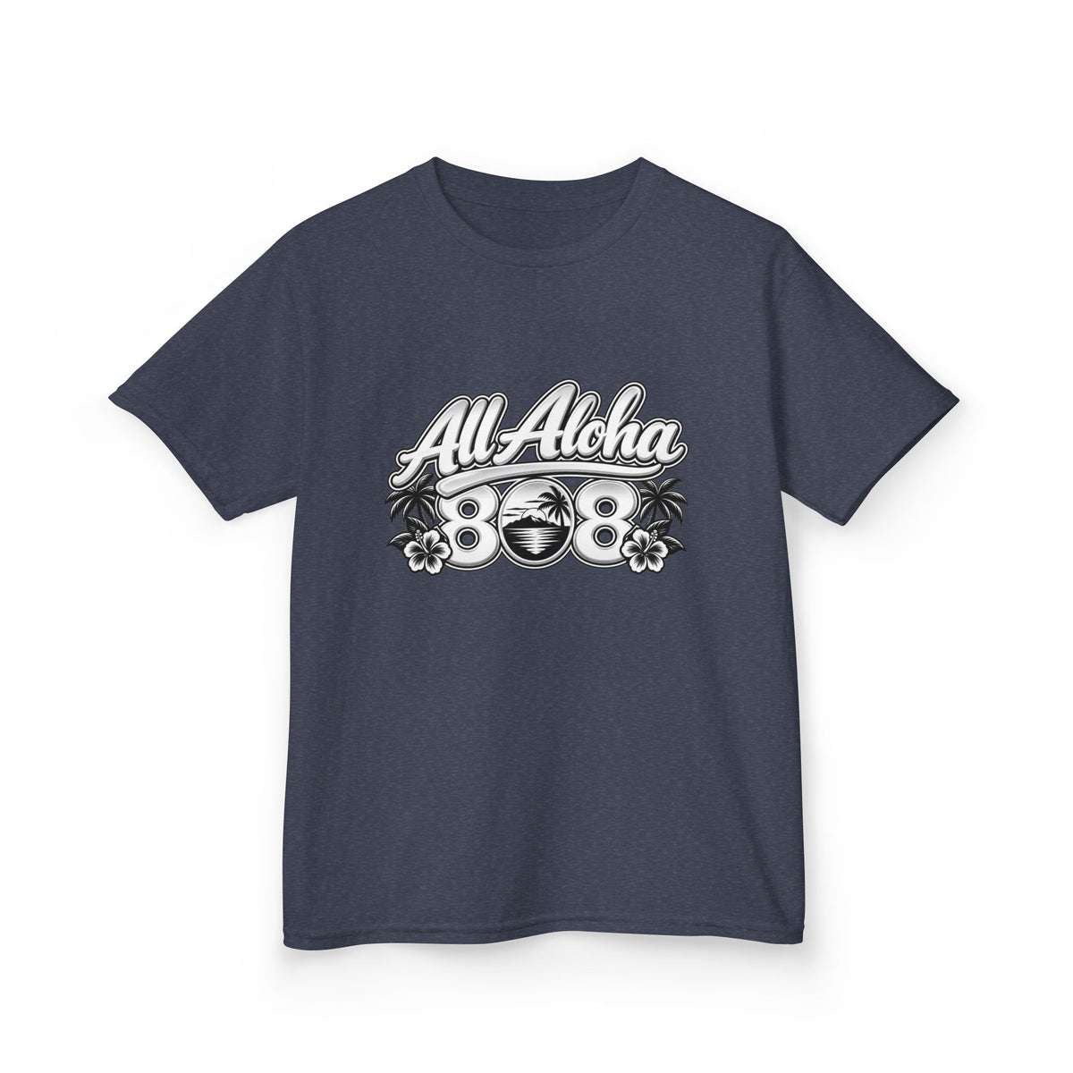All Aloha Kids T‑Shirt — Hawaiian Surf Beach Graphic Tee