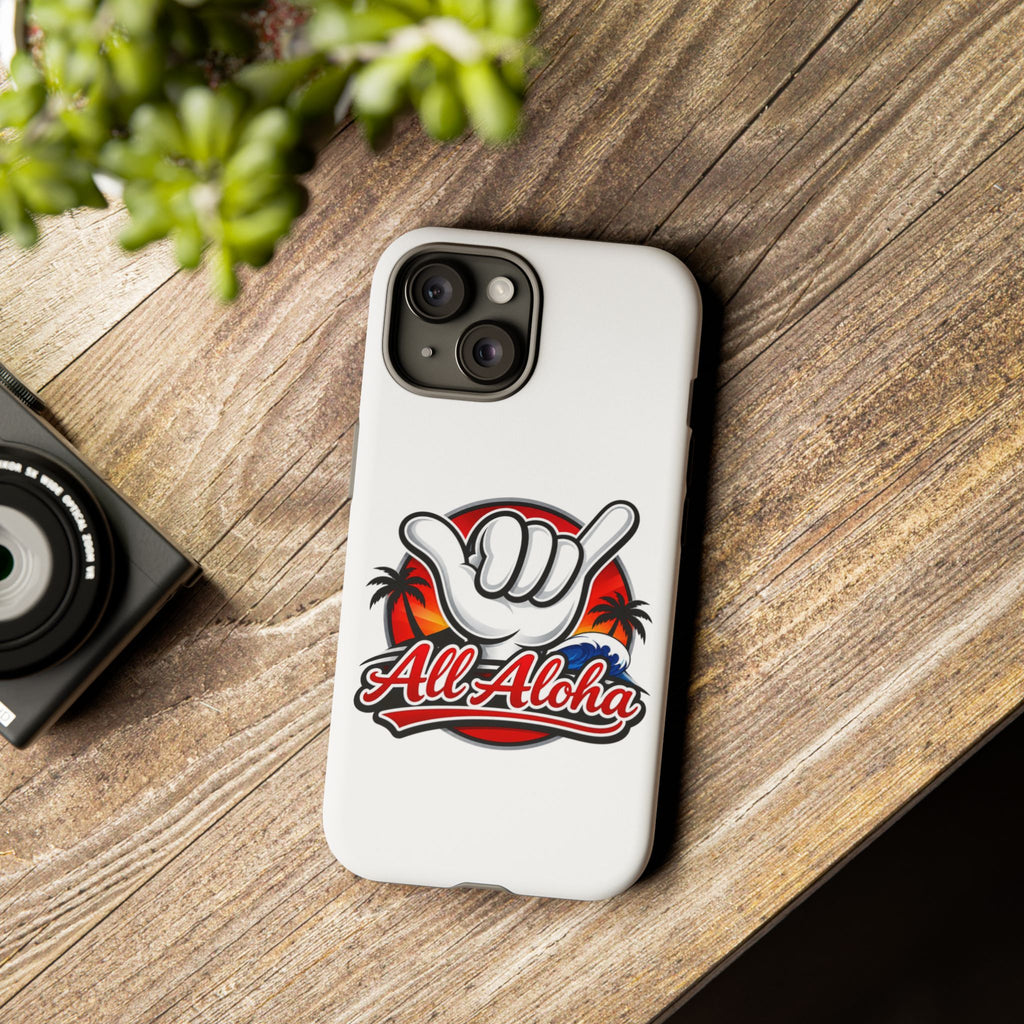 All Aloha Shaka Phone Case — Tropical Surf Protective Cover