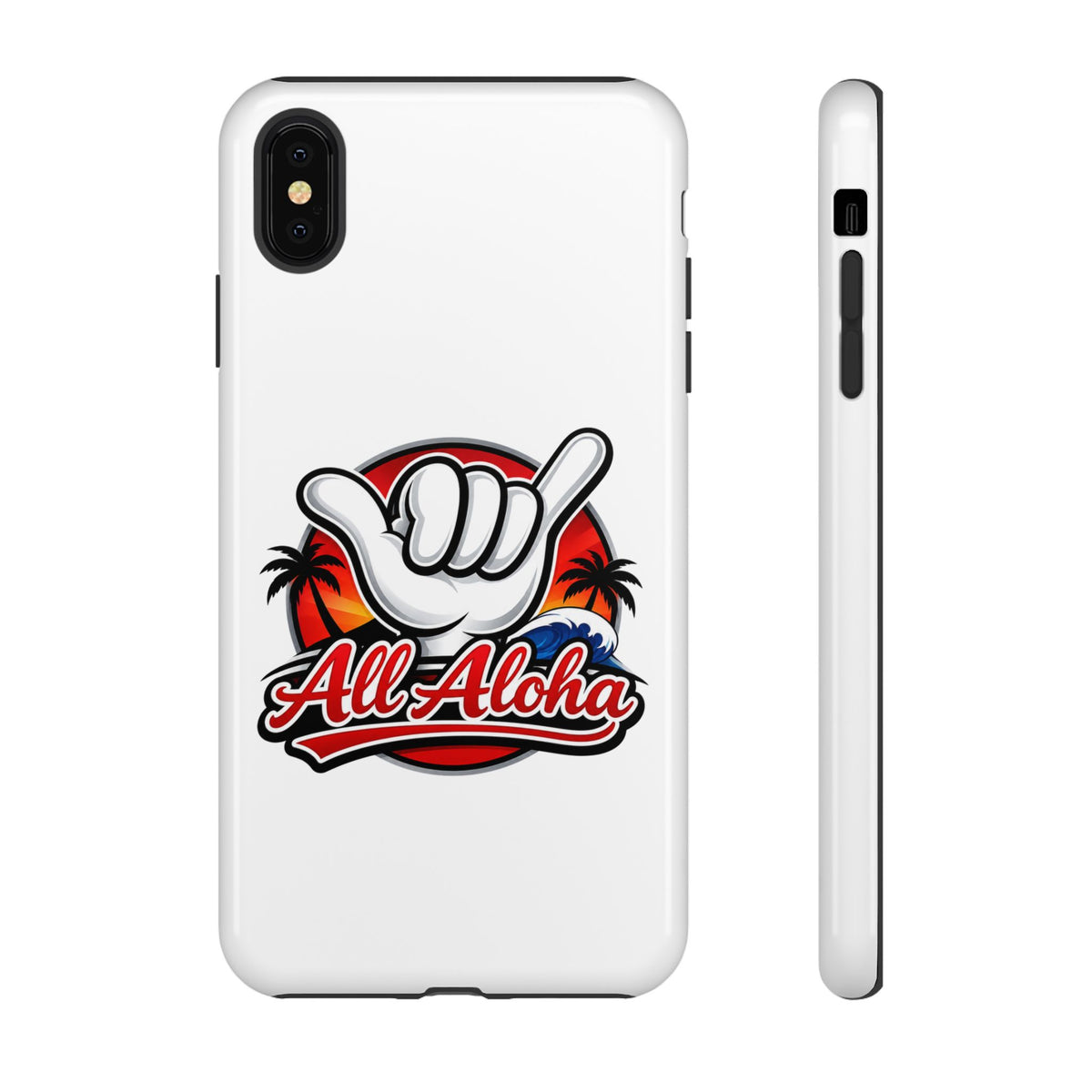 All Aloha Shaka Phone Case — Tropical Surf Protective Cover