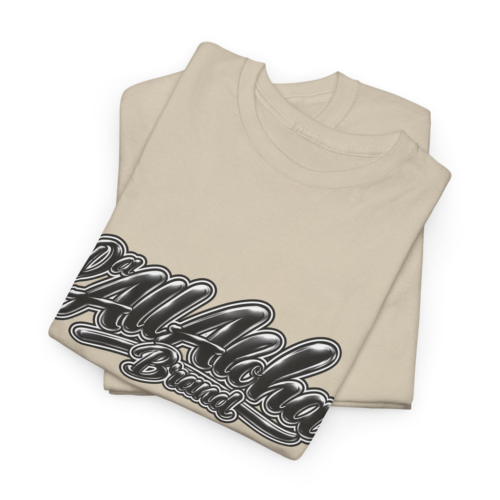 Aloha Brand Script T-Shirt — Retro Hawaiian Surf Graphic Tee