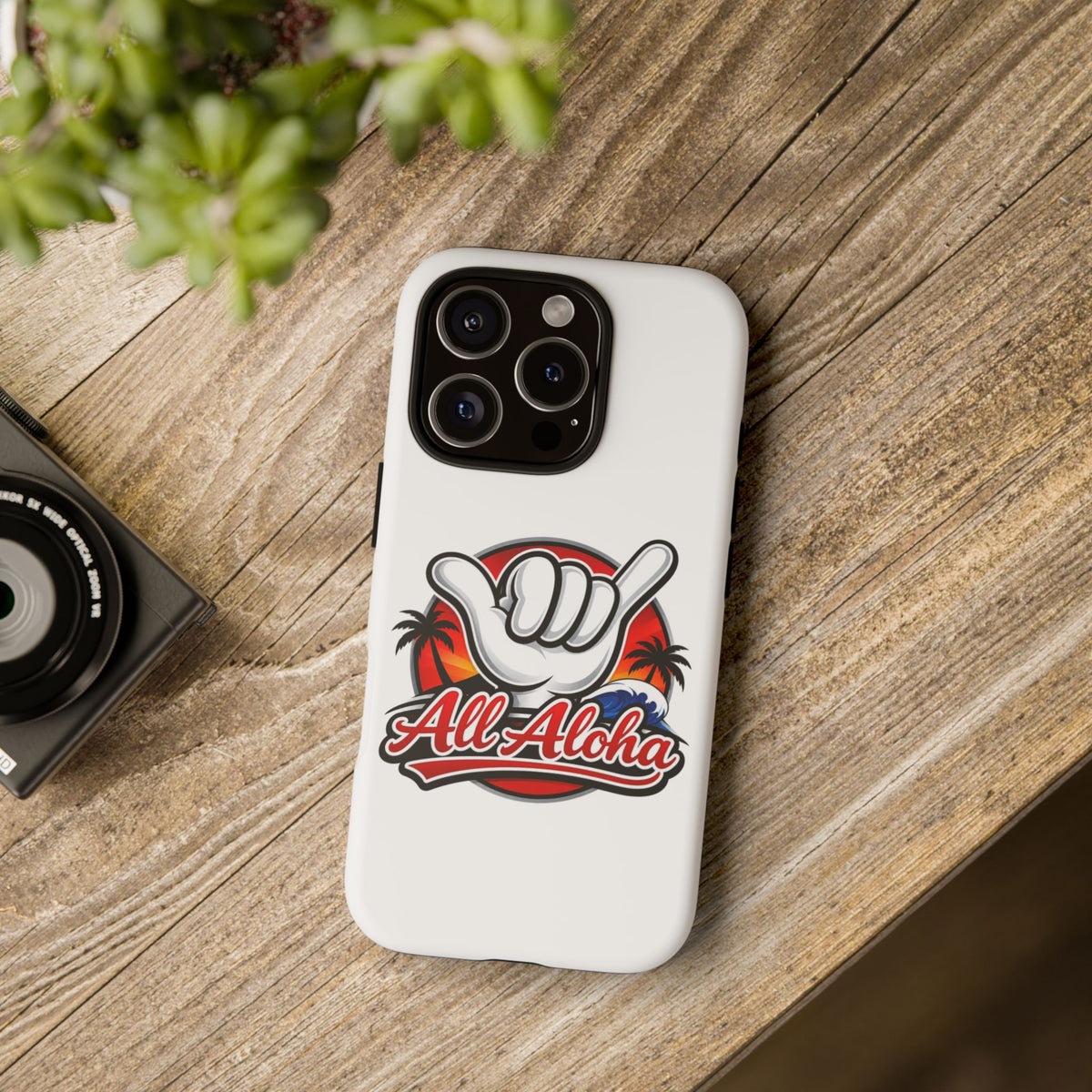 All Aloha Shaka Phone Case — Tropical Surf Protective Cover