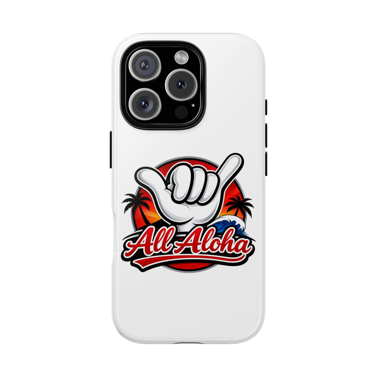 All Aloha Shaka Phone Case — Tropical Surf Protective Cover
