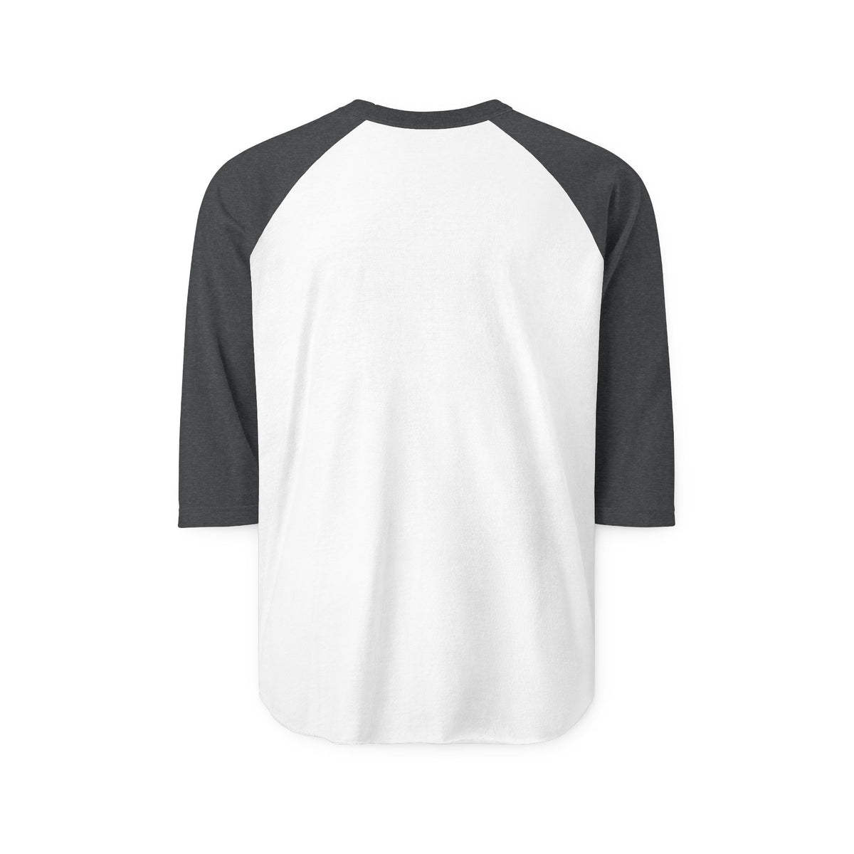Aloha Script Raglan Shirt — Black & White 3/4 Sleeve