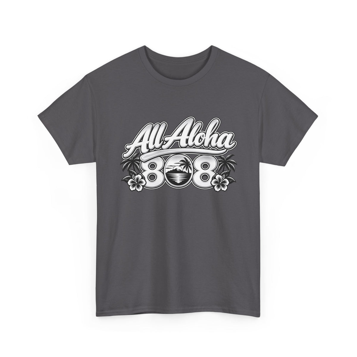 All Aloha 808 T-Shirt — Hawaiian Vintage Surf Tee